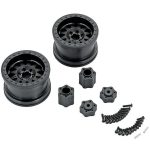 Axial 2.2 Beadlock Wheels - Black (2)