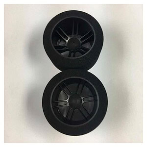 BSR Racing 1:10 Drag 25 Shore Foam Tires - 12mm Hex