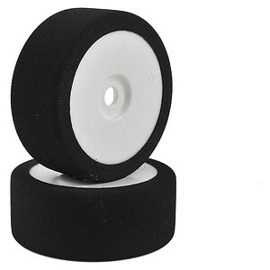 BSR Racing 1/8 Mounted GT Foam Tire - White C8034