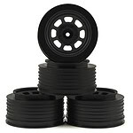 DE Racing Speedway SC Dirt Oval Wheels - White