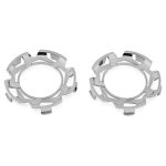 Duratrax Clip-Lock Wheel Face Mirror Chrome for Ripper 2.8 Wheel (2) DTX2820