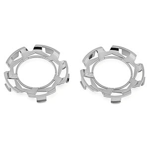 Duratrax Clip-Lock Wheel Face Mirror Chrome for Ripper 2.8 Wheel (2) DTX2820