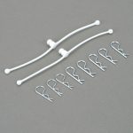 Dubro Body Klip Retainers - White DUB2246