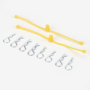 Dubro Body Klip Retainers - Yellow DUB2247