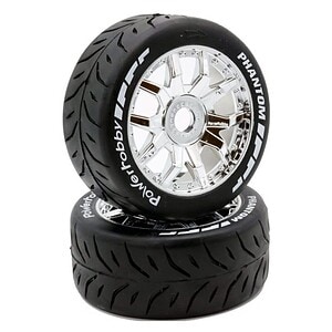 PowerHobby 1:8 GT Phantom Belted Pre-Mounted Tire