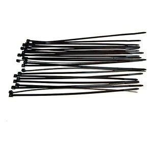 Racers Edge 4 Inch Black Tie Wraps (30) RCE5604BK