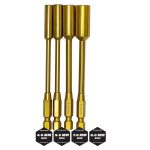 Racers Edge Titanium Metric Nut Tips Power Tool Replacements (4 Pcs) RCE7203