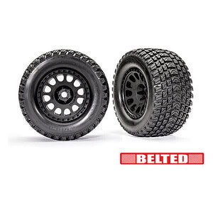 Traxxas 7862 Wheels and Belted Gravix Tires