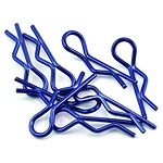 Bittydesign 1/10 Body Clips (Blue) BDYBC-8BL