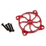 Team Brood 40mm Aluminum Fan Cover Red BRO-TBR-40MMFANCOVERR