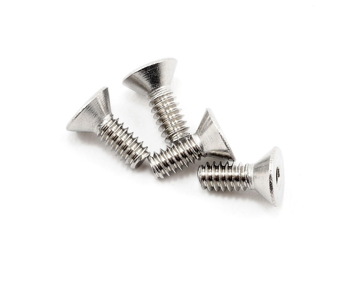 CRC 4-40x5/16 Stainless Steel Flat Head Screw (4) CLN1426