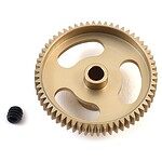 High-quality RC car gear with precise teeth and lightweight design.