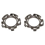 Duratrax Clip-Lock Wheel Face Black Chrome for Ripper 2.8 Wheel (2) DTX2821