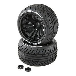 Duratrax Speedtreads Speedhawk 1:10 ST/MT Tires Pre-Mounted (2)