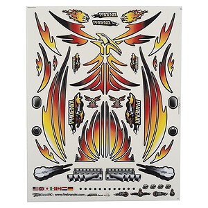 Firebrand RC Concept Phoenix Decal (Orange) (8.5x11)