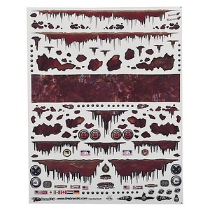 Firebrand RC Rust Rod Decal Sheet (8.5X11)