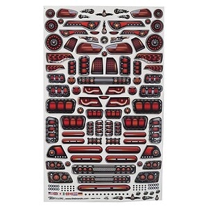 Firebrand RC Tail Lights Multi-Fit Decal Sheet (8.5x14)