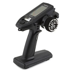 High-performance RC car remote controller for hobby racing enthusiasts.