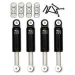 PowerHobby Aluminum 32mm Internal Spring Air Shocks Axial SCX24 (Black)