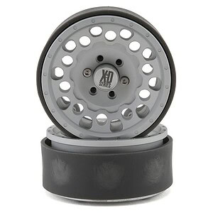 Incision KMC 1.9 XD129 Holeshot Crawler Wheel (Silver) (2)