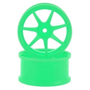Integra AVS Model T7 High Traction Drift Wheel - Green (5mm Offset) (2) IW-2205G