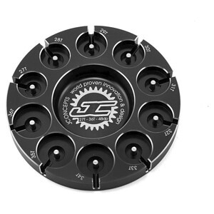 JConcepts Aluminum Pinion Puck Stock Range (Black) JCO2587-2