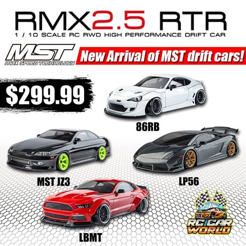RC Car World is excited to announce the long-awaited arrival of MST drift cars!