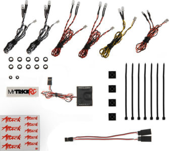MyTrickRC Attack After-Burner Light Bar Kit-1-SQ-1 Controller MYKAB1402
