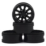 Pit Bull Tires Raceline Clutch 1.9 Aluminum Beadlock Wheels - Black (4)