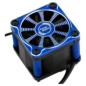 PowerHobby Twister 1/10 1/8 Motor Aluminum High Speed Cooling Fan - Blue PHF118-Blue