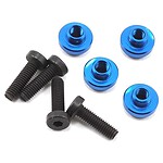 ProTek RC Aluminum Servo Mount Grommet (Blue) (4) PTK-3041