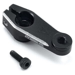 ProTek RC Aluminum Team Associated 1/10 Clamping Servo Horn (Black) (24T-Hitec) PTK-7821-BK
