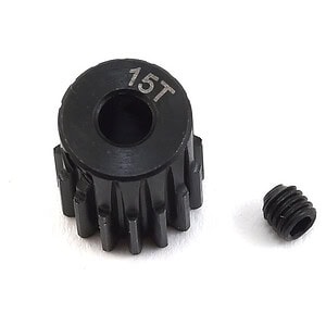 Durable black plastic RC car gear for high-performance hobby racing.