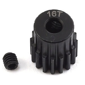 Durable black gear diff with a 16T size for reliable RC car performance.