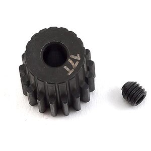 Durable black gear and screw for RC cars, perfect for upgrades and repairs. High-quality parts to enhance RC racing performance.