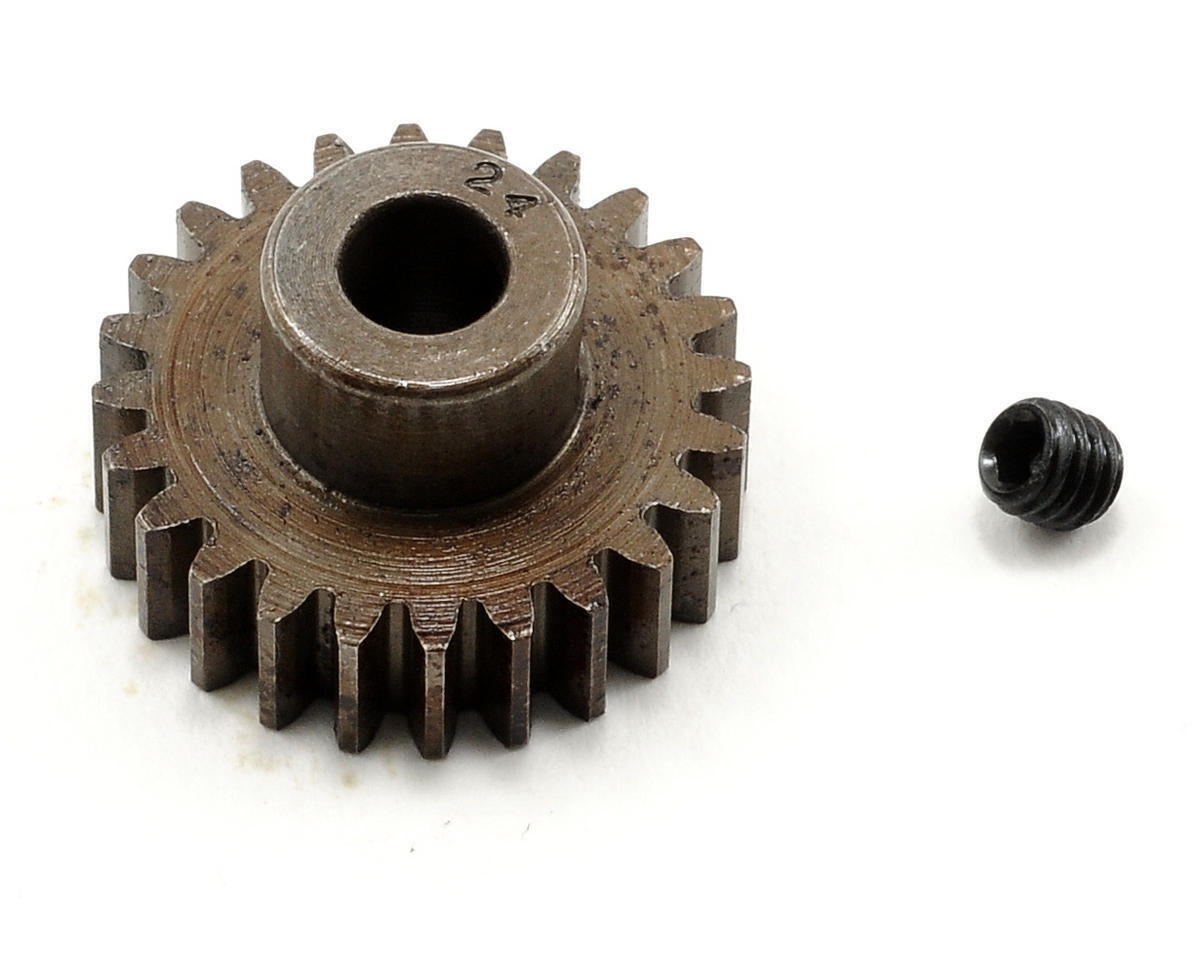 Robinson Racing Extra Hard Steel .8 Mod Pinion Gear w/5mm Bore (24T) RRP8724