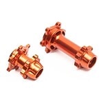 Losi Aluminum Hub Set Machined Orange: PM-MX LOS362003