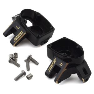 High-performance RC car servo horn and mounting accessories for racing and hobby cars.