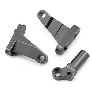 ST Racing Concepts SCX10 II Aluminum Transmission Mounting Blocks (Gun Metal)