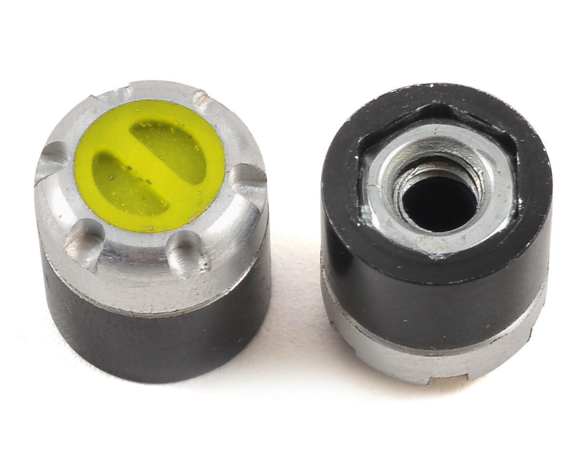 SSD RC Scale Locking Hubs (Yellow) (2) SSD00014