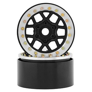 SSD RC 1.9 Boxer Beadlock Wheels Black SSD00540