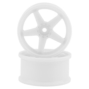 Topline N Model V3 High Traction Drift Wheels - White (5mm Offset) (2) TDW-054WH