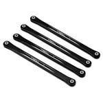 Treal Hobby Losi LMT Aluminum Upper Link Bars (Black) (4)