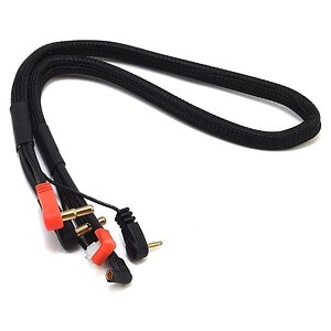 TQ Wire 2S Charge Cable w/4mm & 5mm Bullet Connector (2) (Junsi X6 iCharger)