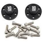 Vanquish Products XD Series Center Hubs (2) (Black)