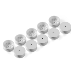X-Ray 10 4WD Front Wheel Aerodisk with 12mm Hex White