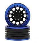 Xtra Speed Aluminum 1.9 Iron Clock Mass Beadlock Wheel (Blue) (2)