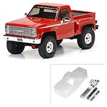 Pro-Line 1982 Chevy K10 Set With Molded Accessories For 12.3 Wheel Base Scale Crawlers - PRO360000 - Body (Clear)