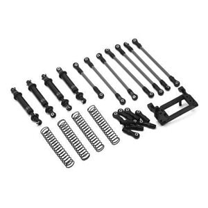 Traxxas TRX-4 Complete Long Arm Lift Kit Black TRA8140