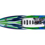 Spartan Self-Righting 36 Brushless Boat Green - 103076-4-spartan-sr-top-open-grn Spartan Self-Righting 36 Brushless Boat Green